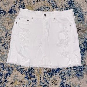 White American eagle stretch denim skirt